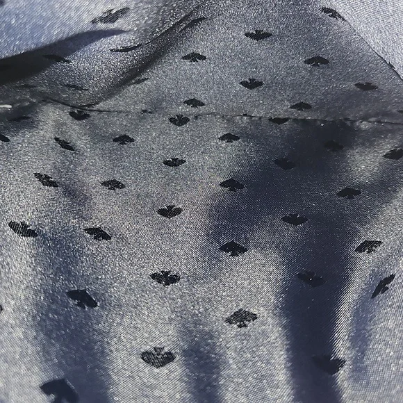 NWOT Kate Spade Tie Dye Denim Portfolio Clutch - Picture 4 of 4